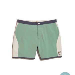 Bel-Air Boardies in Green Colorblock